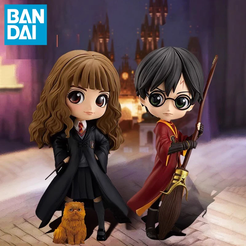 

Официальная лицензированная фигурка персонажа Гарри Поттера Bandai-15 см, Коллекционная модель Гермионы Грейнджера, украшение куклы, игрушка