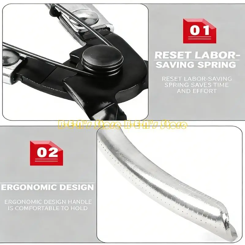 Y1AD Efficient 18cm Hose Clamp Tool With Comfortable Handle Hose Clamp Tool For Smooth Operation In Auto Repair Shops