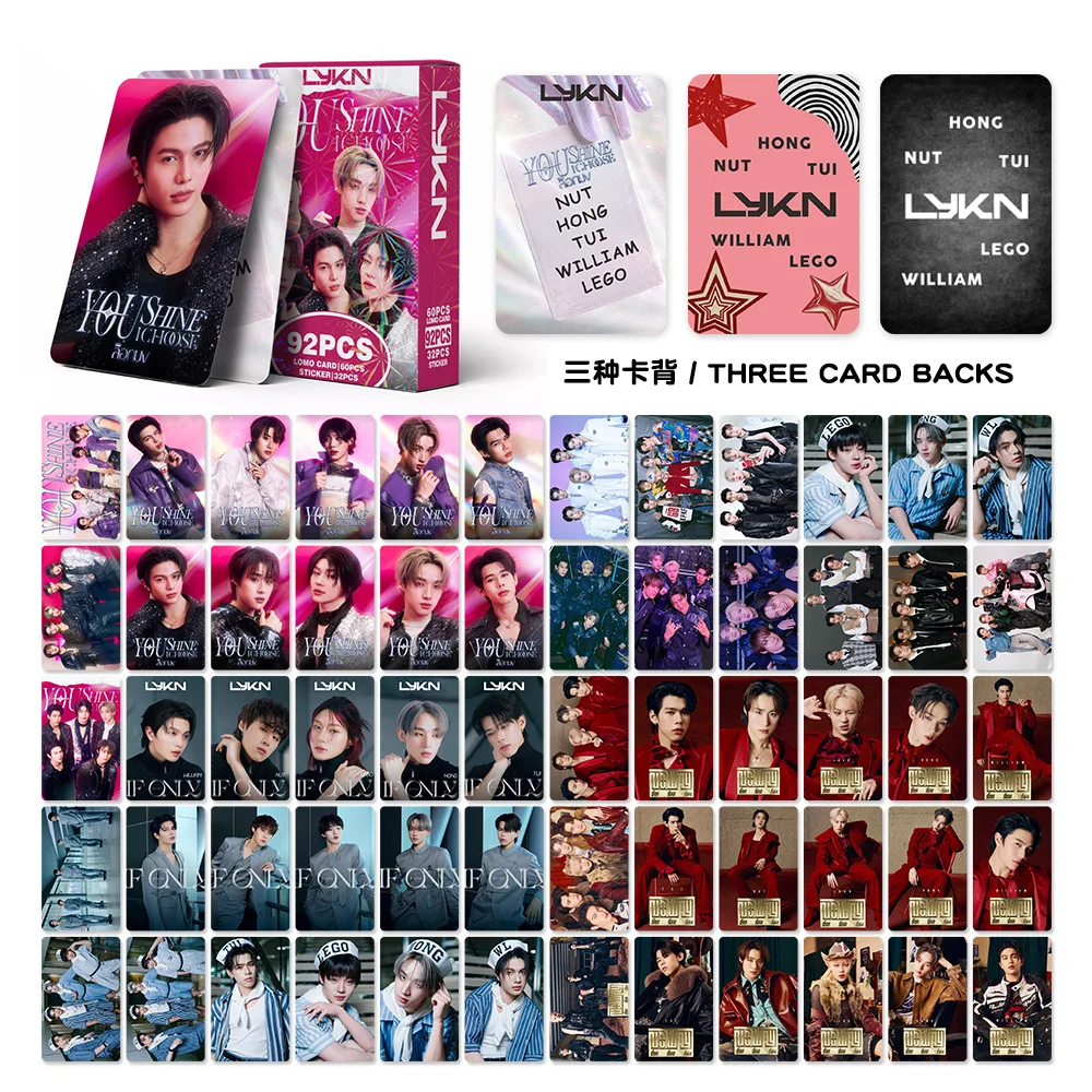 92PCS LYKN LOMO Card Set Photo Cards for Sticker Book Scrapbooking Collection Gift