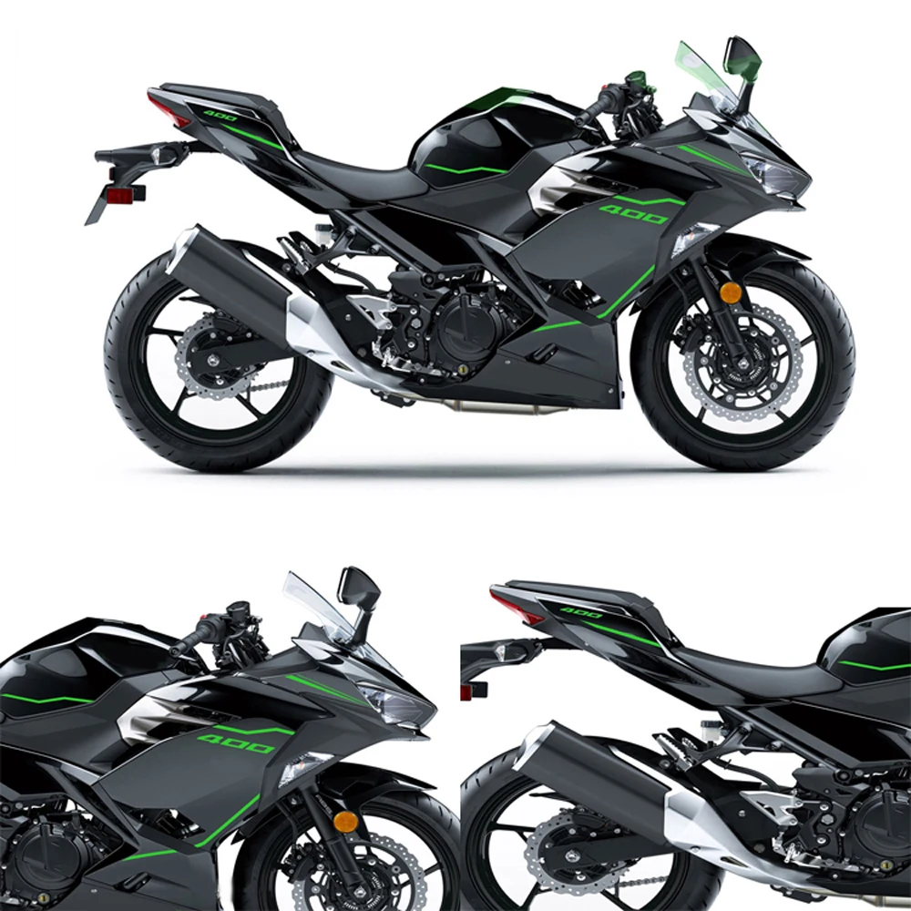 

For KAWASAKI NINJA400 ninja 400 2018-2023 2018 2019 2020 2022 Ninja Motorcycle Accessories Fairing Sticker Whole Car Sticker Kit