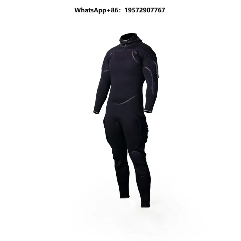 Custom Semi Dry Scuba Diving Suit Neoprene Dry Suit 4mm Wetsuit for Men