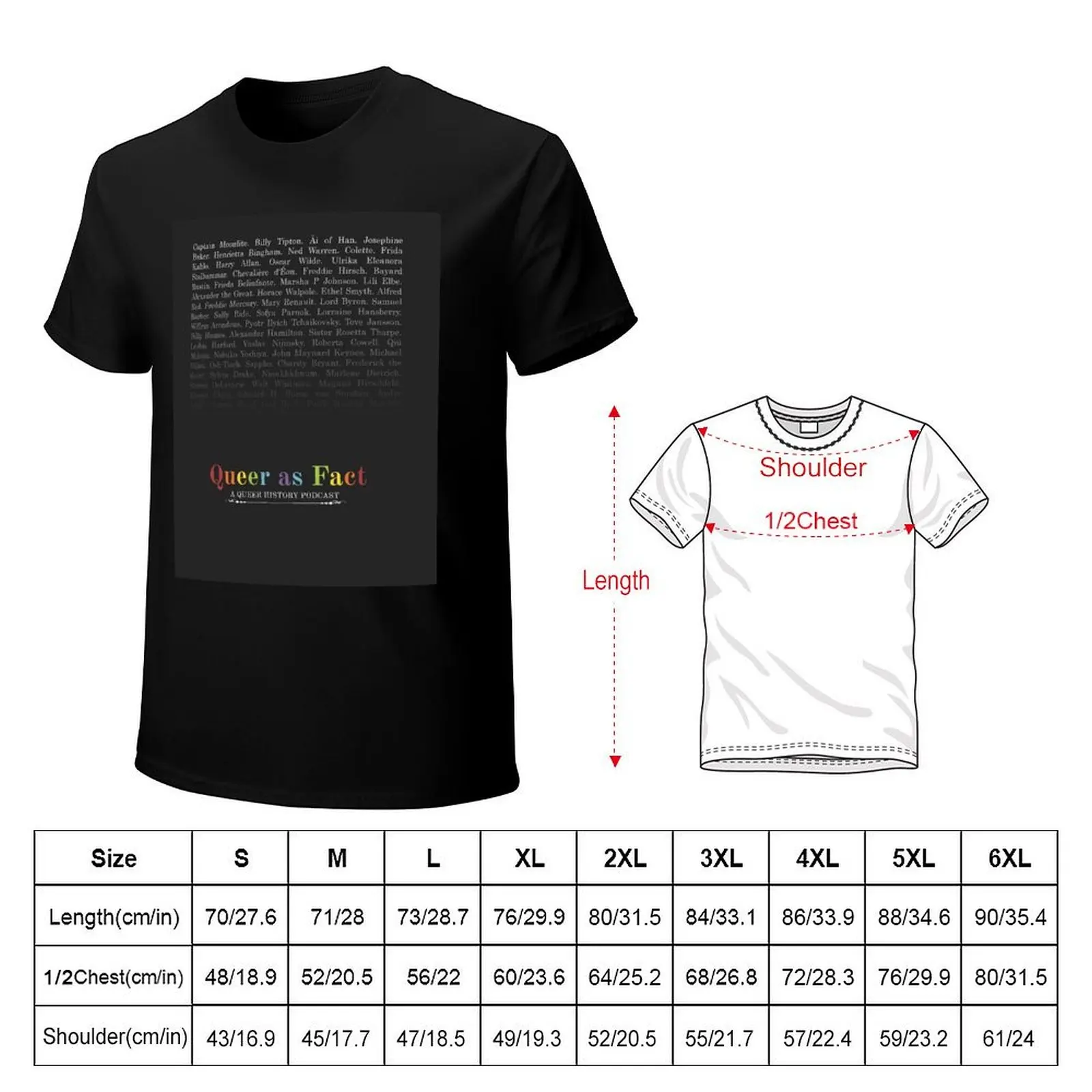 Queer as Fact II T-Shirt Trendy Pattern T-Shirt for Men
