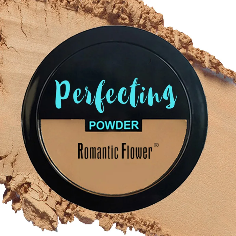 Dark Bronze Powder With Puff Face Contouring Dark Skin Powder Single Layer Matte Long-lasting Waterproof Bronzing Powder Cosmeti