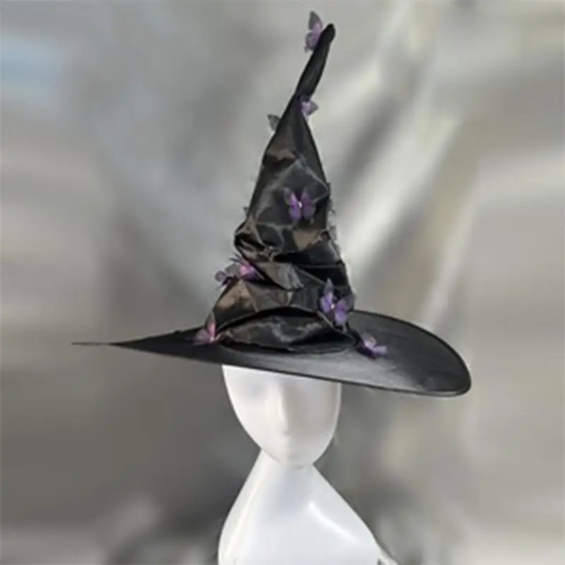 قبعة ساحرة بقيمة 39BD لمكياج حفلات الهالوين التنكرية وقبعة ساحرة للاستخدام اليومي للبالغين