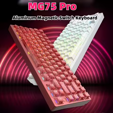 IROK MG75PRO Mechanical Keyboard Magnetic Switch Wired Hot-Swap GASKET RGB 0.125MS RT 0.005mm Custom Aluminum Gaming Keyboard