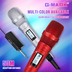 SKM9000 UHF Professional Wireless Microphone Metal Mic for Karaoke DJ Recording Studio