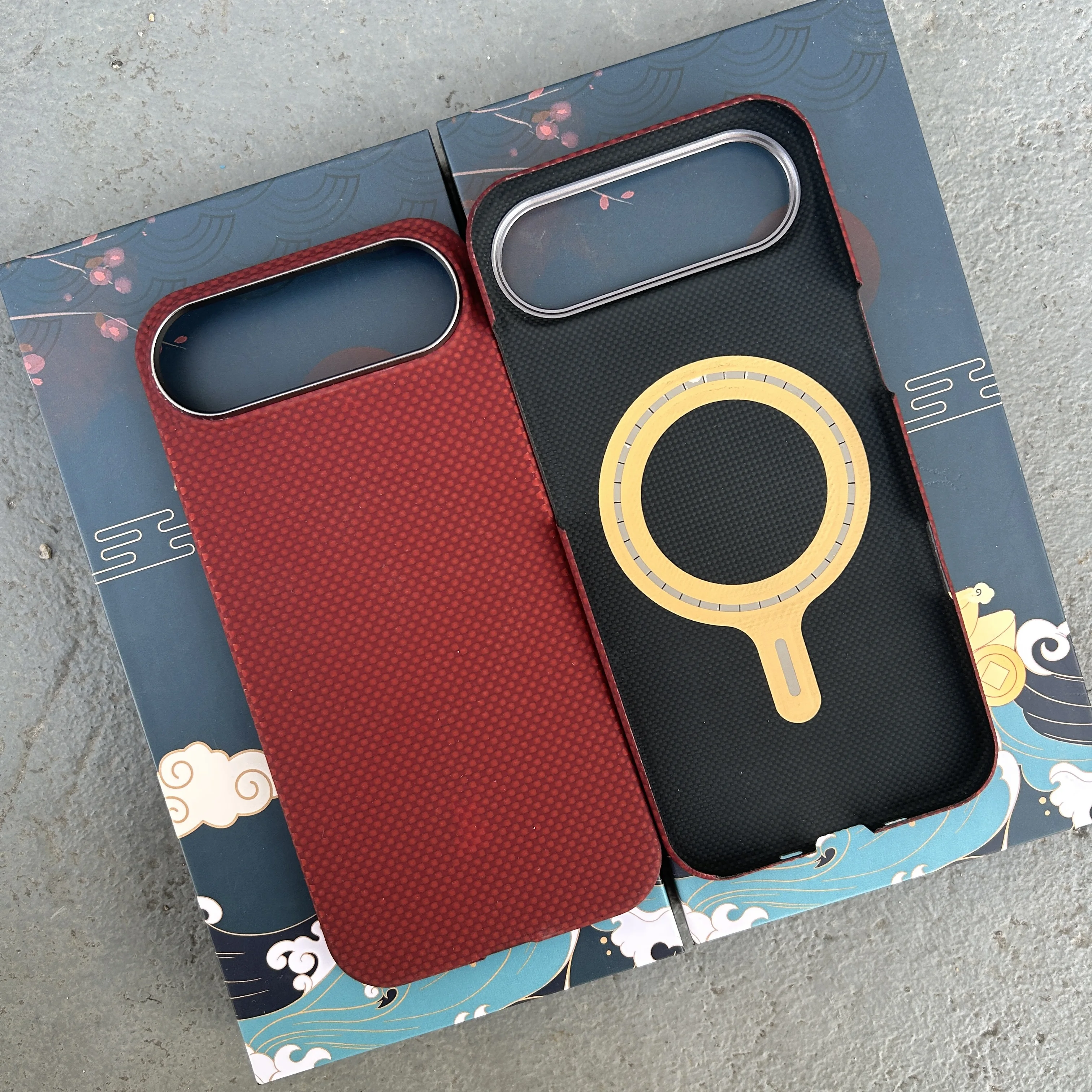 

Чехол из арамидного углеродного волокна для iPhone Air 17 Air, ультратонкий, легкий, с сильным магнитным креплением MagSafe, из арамидного волокна