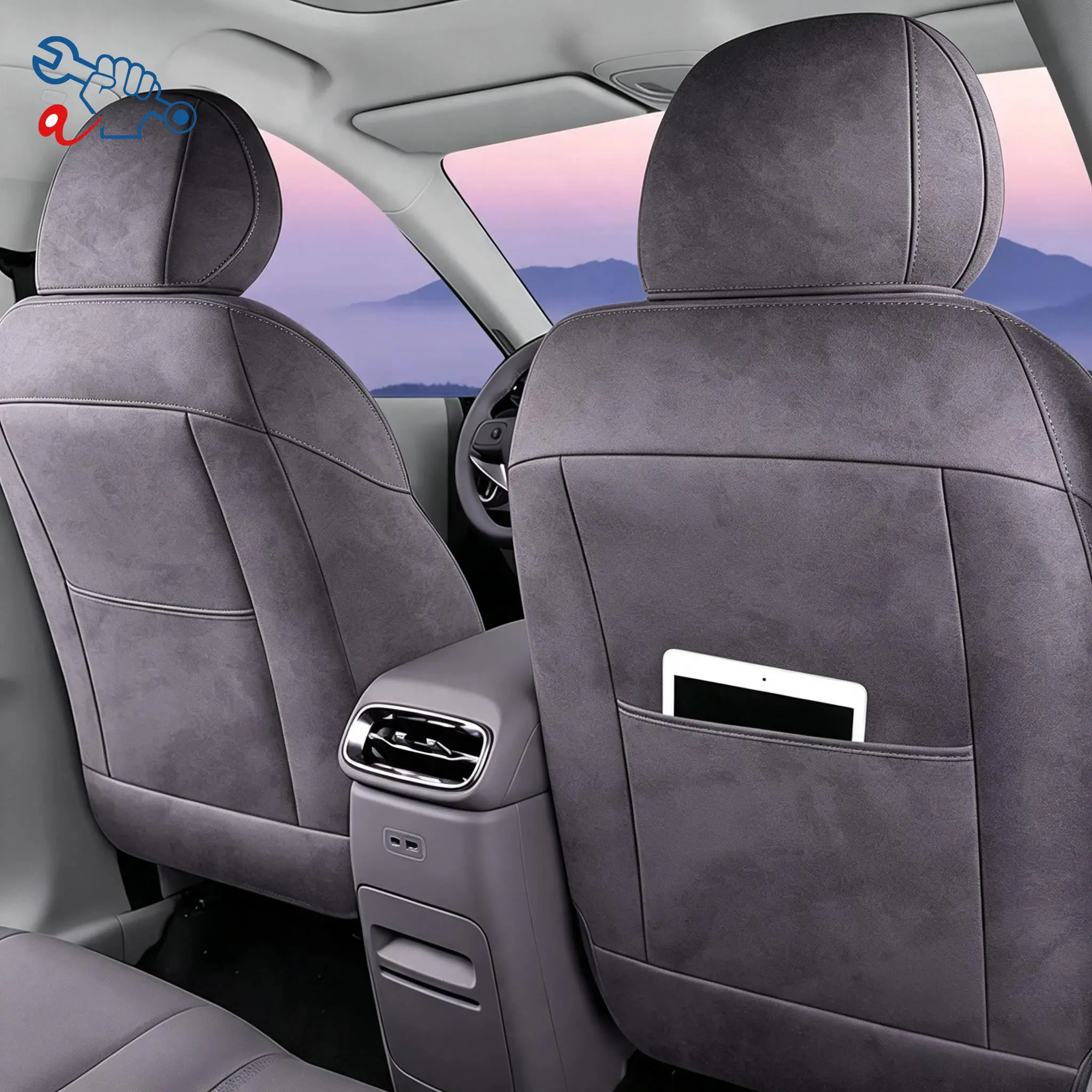 Left-Drive Car Seat Cover For Leapmotor C10 2024-2027 Custom Fit Seat Cover Full Surrounded Seat Protection Cushion Auto