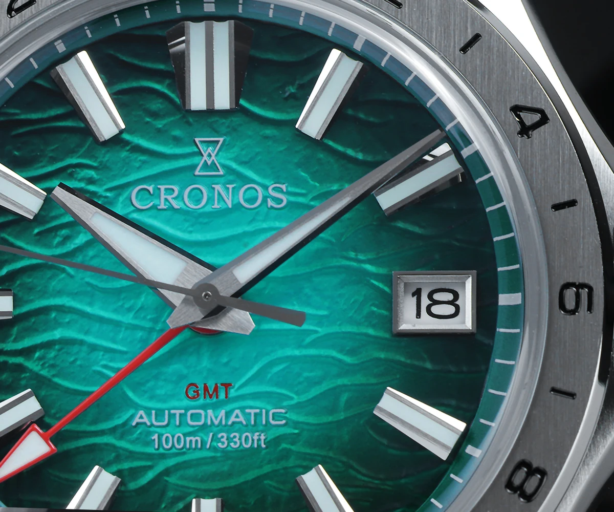 Cronos L6029 V2 GS Texture Dial Men Watch NH34 Automatic