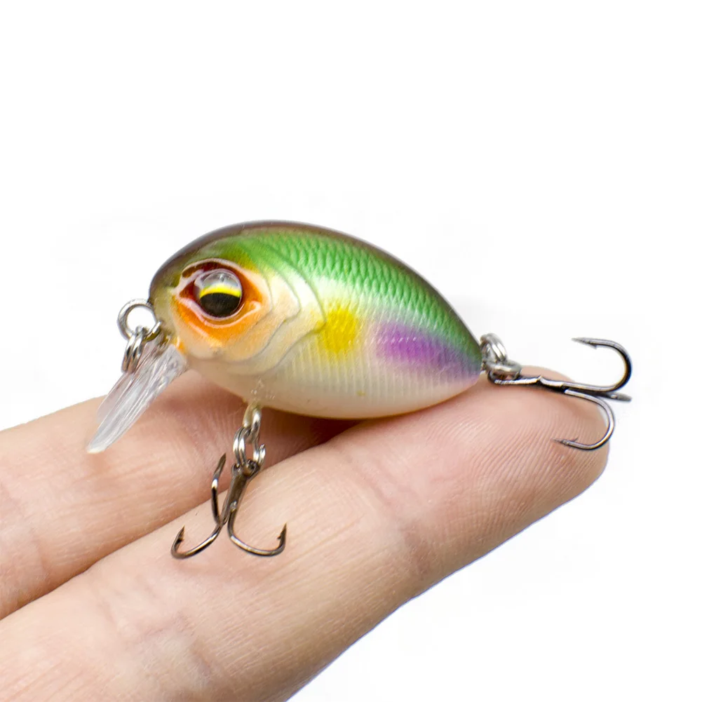 

New Peche Japanese Design Hard Fishing Lure 35mm 3.8g Mini Wobblers Crank Bait for Pike Floating Crankbait Pesca