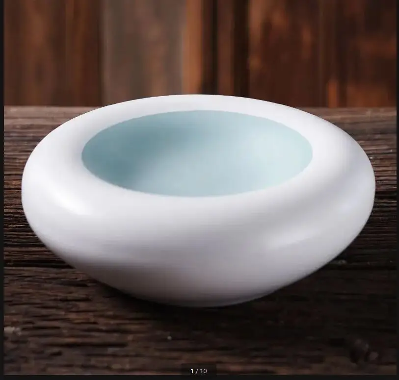 

Round Thick Ceramic Dinner Plate Western Dishes Sashimi Fruit Dish Salad Bowl Serving Plates Tableware Dessert Tray