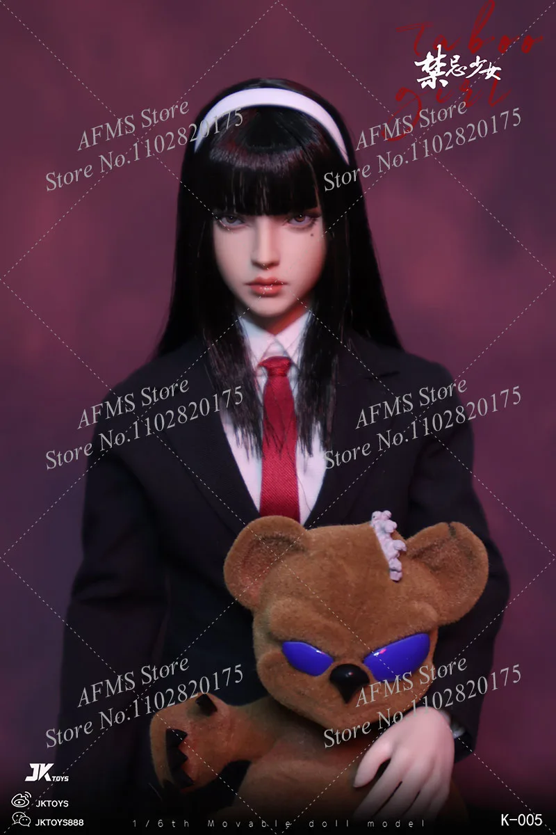 ฟิกเกอร์สะสม JKTOYS K-005 ขนาด 1/6 ตัวละครโทมิเอะ คาวากามิ น่ากลัว ชุดเต็ม 12 นิ้ว ฟิกเกอร์แอคชั่นหญิงทหาร