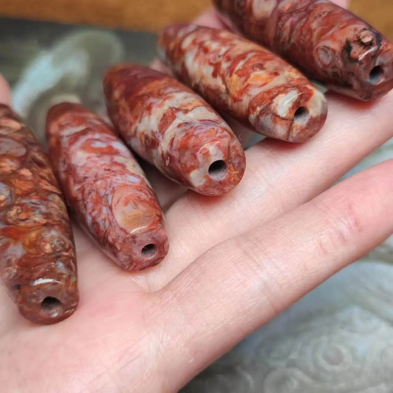 1pcs/lot natural snail dzi original stone Strong energy 55-60mm Strange eyes Gobi Onyx Unique pattern Handmade beads Ethnography