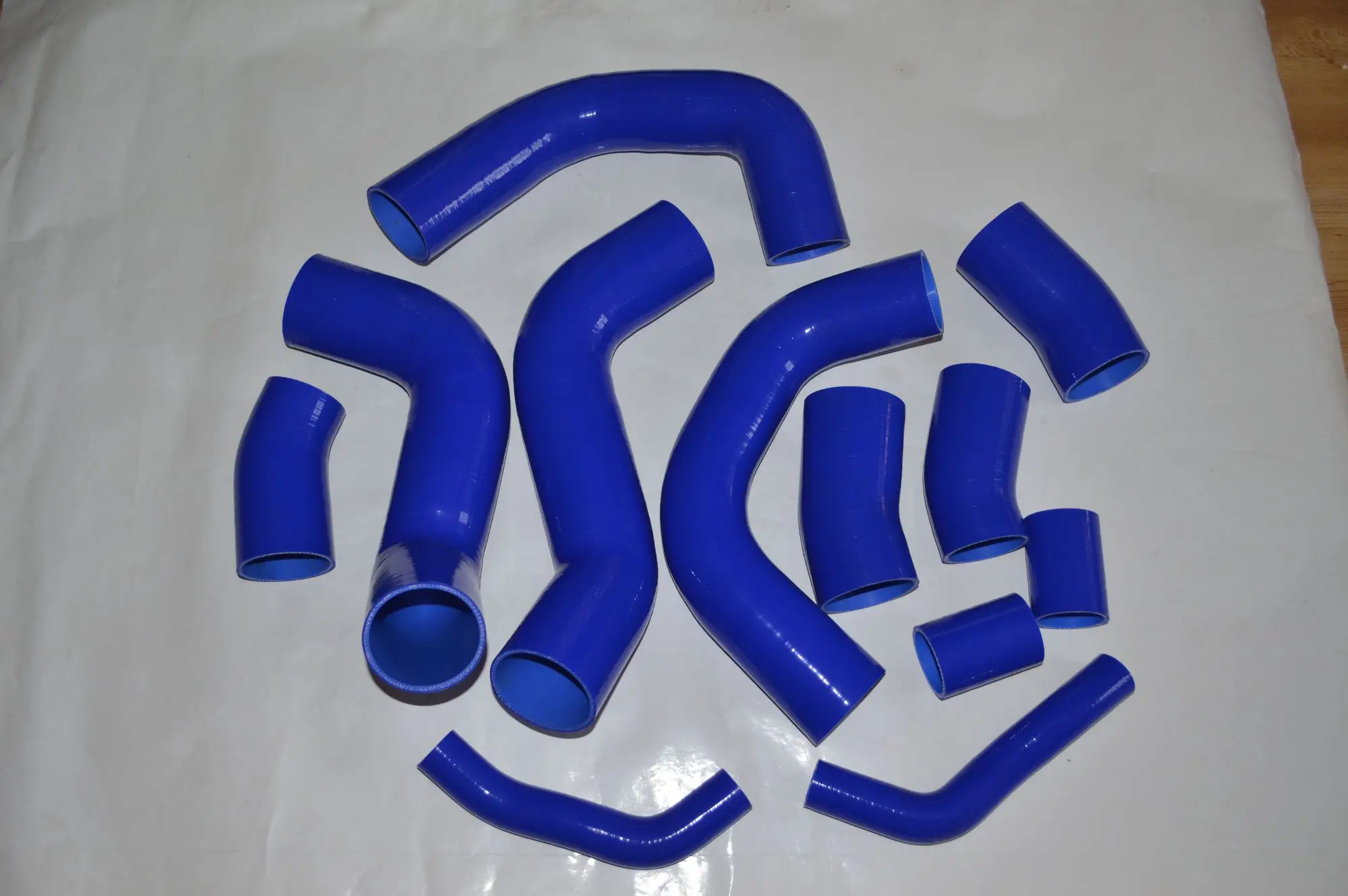 12 PCS FOR Nissan Skyline GTR35 Bolt On 3-PLY Turbo Intercooler Hose Silicone