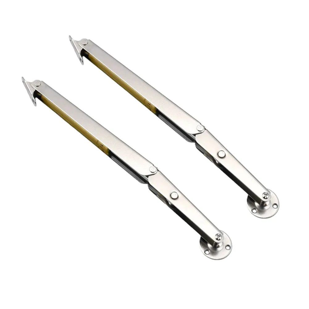2pcs Hydraulic Telescopic Support Rod for Cabinet Doors and Folding Panels with Adjustable Support and Damping Effect