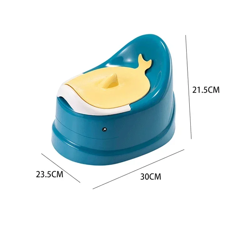 Asiento de entrenamiento para recién nacido, portátil y fácil de limpiar orinal, con dibujos de tiburón, para el hogar, para principiantes