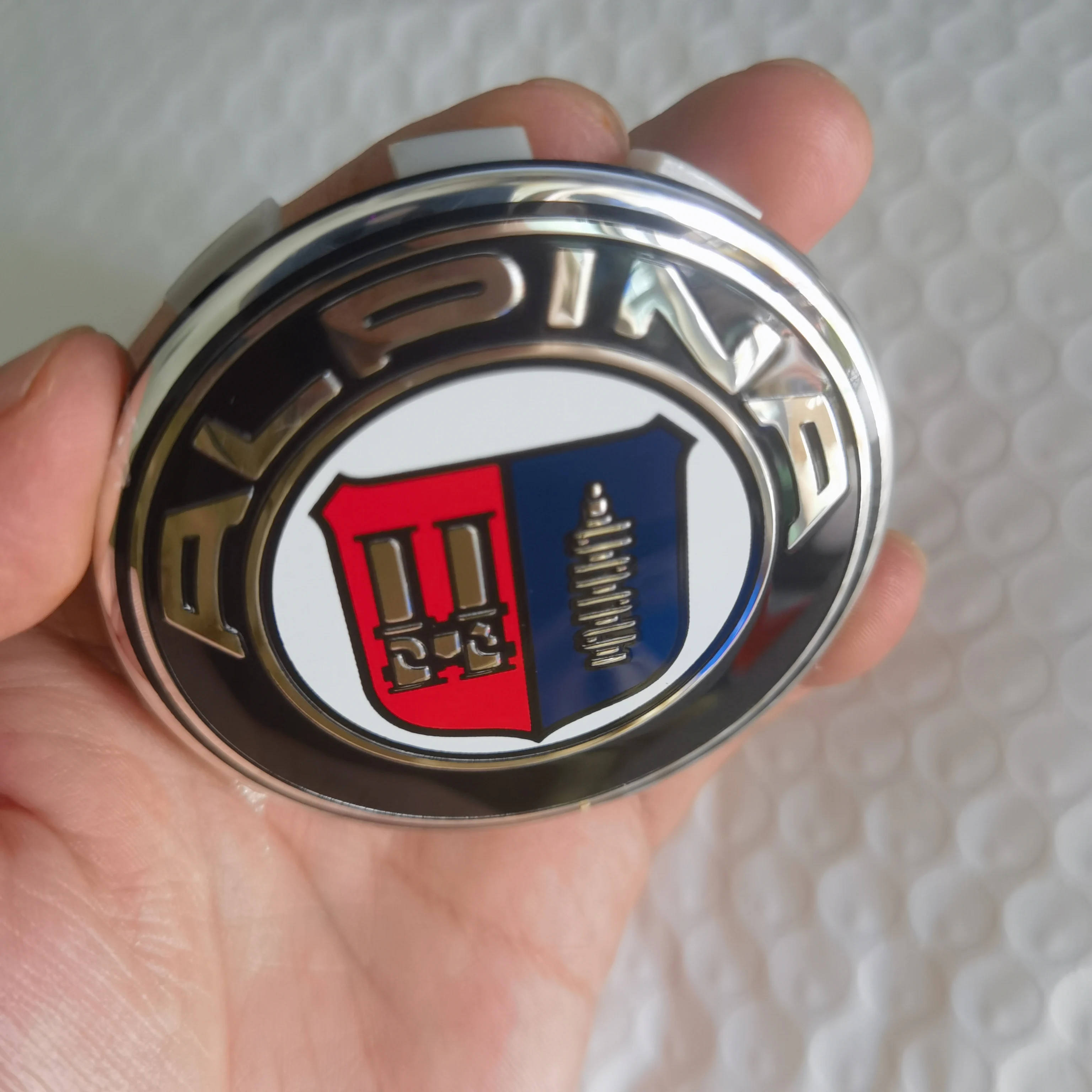 4 قطعة/المجموعة 68 مللي متر ألبينا غطاء محور الحافات غطاء ألبينا عجلة غطاء المركز Hubcap ملصق ل M2 M3 M5 M6 E90 F87 E46 E30 E36 E60 X1 X3 X5