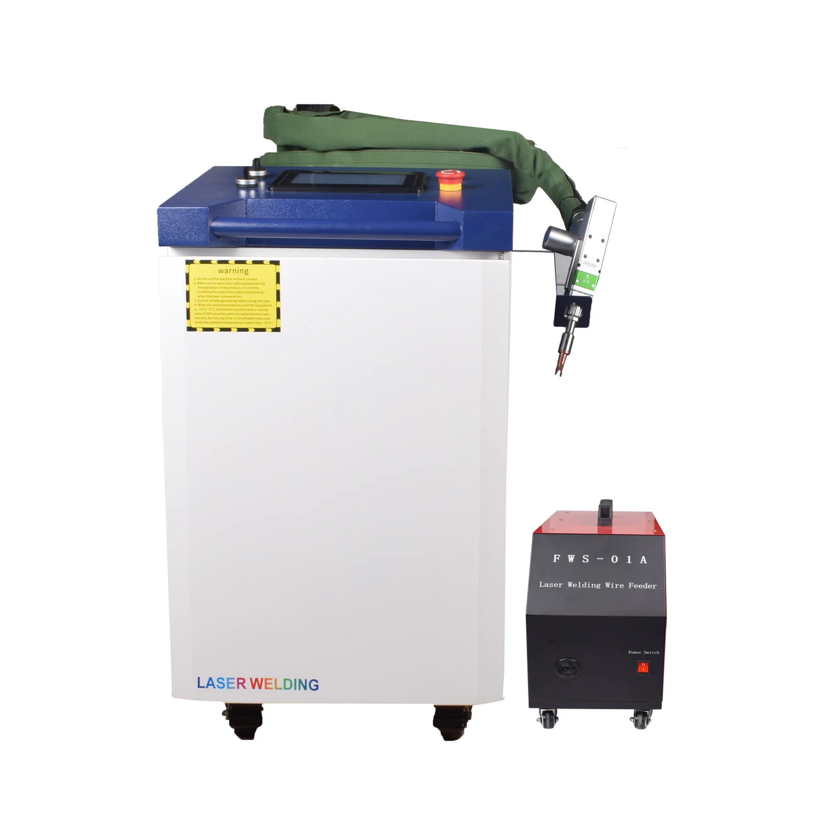 [US STOCK]2000W Raycus Laser Welder Fiber Laser Welder Relfar Wobble Head for Metal Weldings Cleaning Cutting Dual Pendulum Head