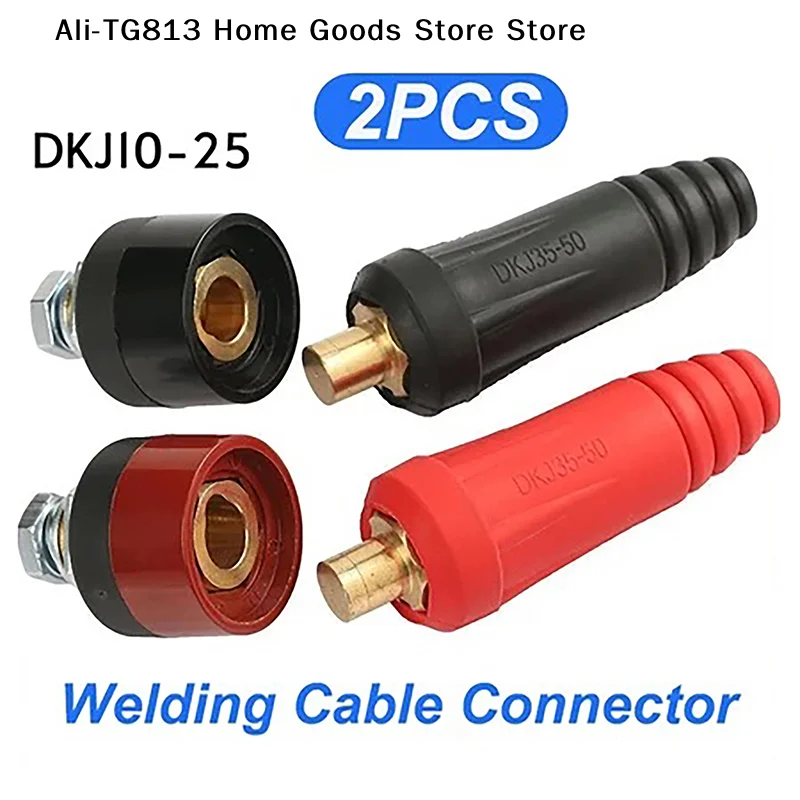 [TG813]DKJ10-25 European Welding Machine Cable Welding Cable Connector Quick Fitting Male Female Cable