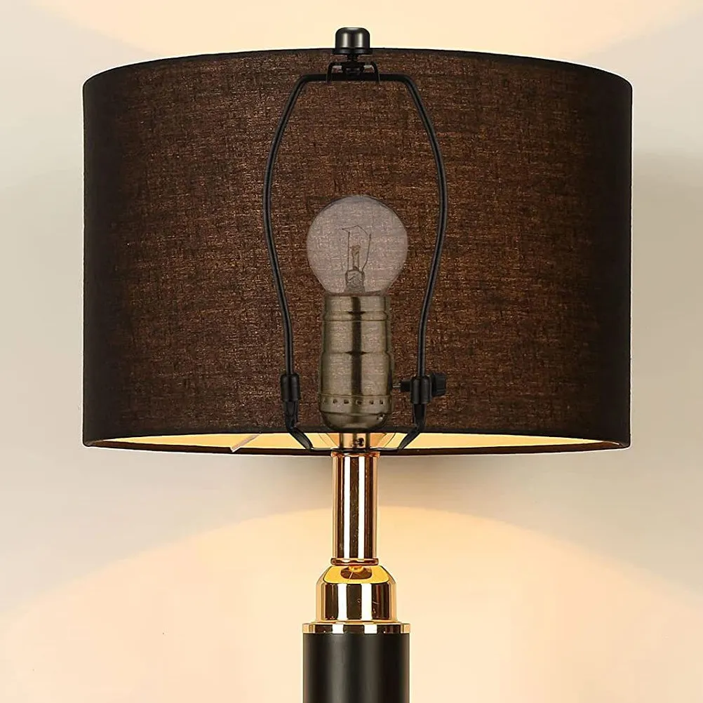 

Набор из 8 металлических декоративных наконечников для настольных ламп, легко устанавливаемые детали для плафонов, винтажные держатели для лампочек