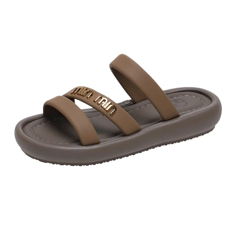 

New Summer Women Sandals Slippers, Fashion Casual Soft Sole Non Slip Slides For Ladies Daily Outdoor Wear