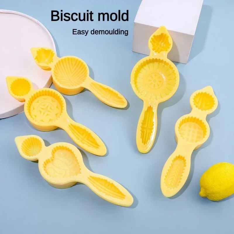 Biscuit Cookies Cake Mold Dates Pistachio Maker Plastic Manual Mold Middle Eastern Baking Mould Candy Chocolate Decorating Mold