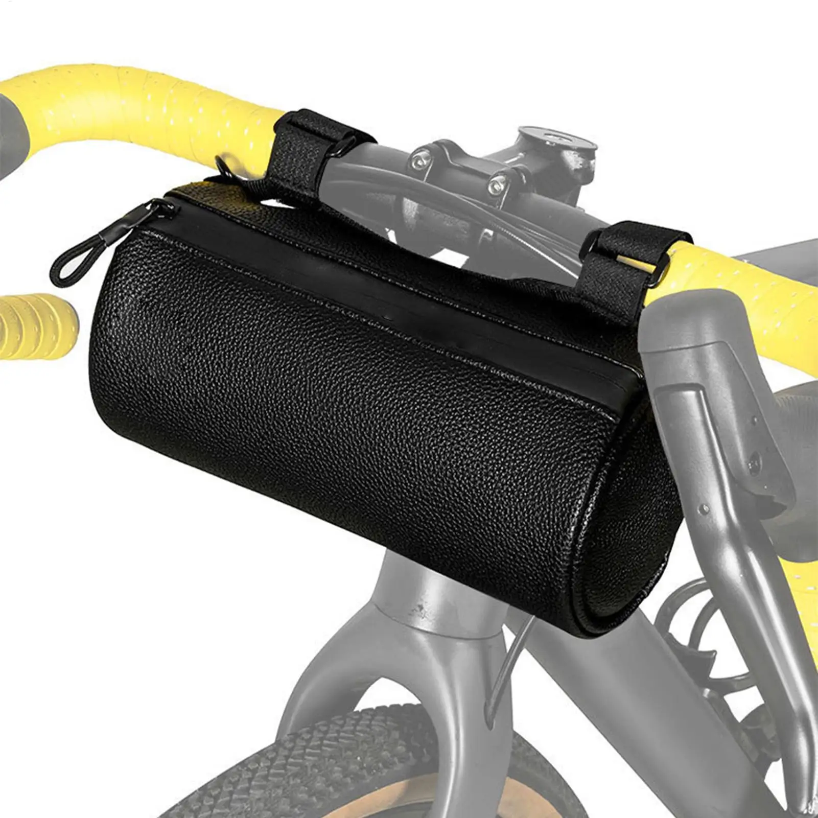 حقيبة الدراجة المقاومة للماء المحمولة للتخزين حقيبة كتف لركوب الدراجات حقيبة لفة للرجال والنساء على الطرق الجبلية والسفر وركوب الدراجات والتخييم #5