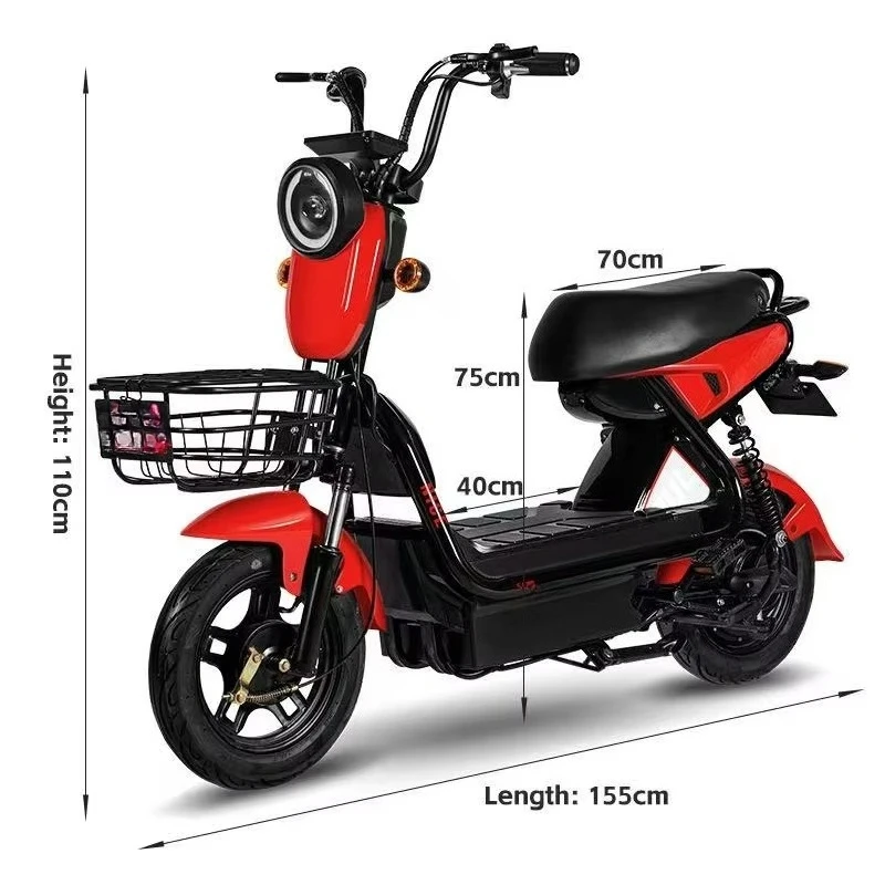 

SXLL Hot Sale 500W High Power Electric City Bike City Application 48v Drum Brake 350W Motor Power Electric City Bike