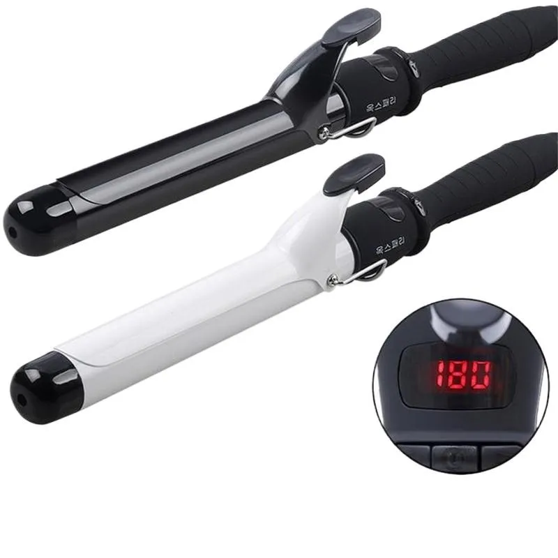 

Профессиональные щипцы для завивки волос с ЖК-дисплеем, регулировка температуры, щипцы для завивки волос, роликовые инструменты для укладки волос