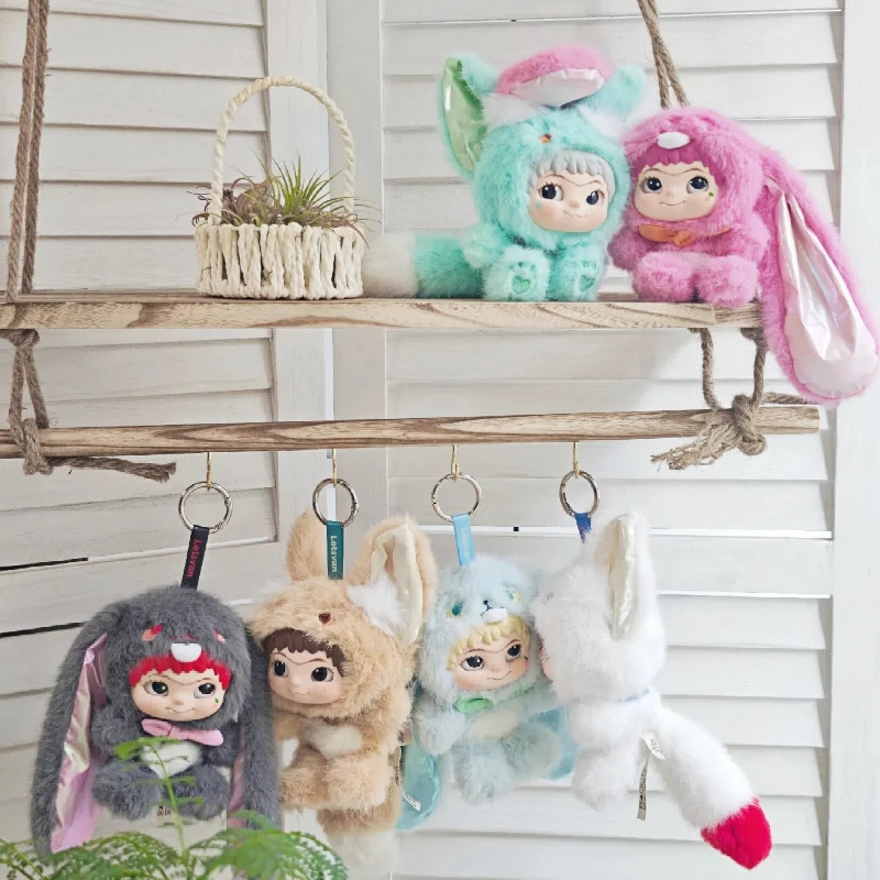 Letsvan WAKUKU figura de felpa estilo estrella caja ciega juguete zorro conejo broma diario de moda coleccionable caja ciega de moda juguetes personalizados