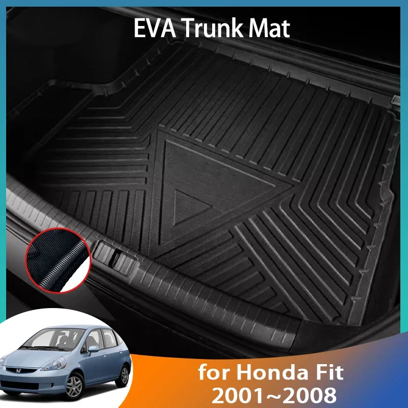 

For Honda Fit GD3 GD1 2006 2007 Jazz Hatch 2001~2008 Accessories Car Rear Trunk Mat Floor Tray Liner Cargo Boot Carpet Auto Mud