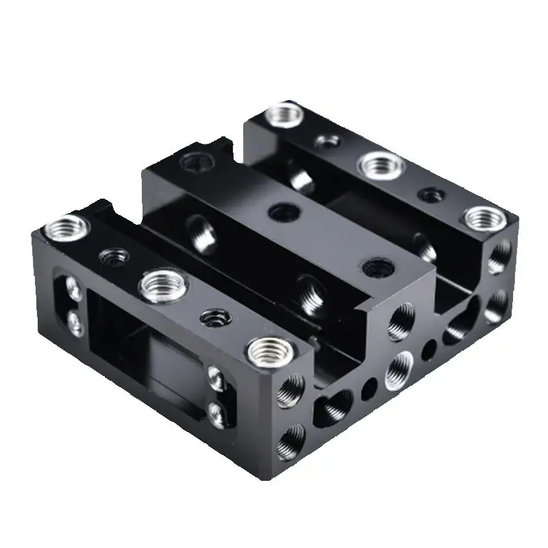 

Custom CNC Aluminum Machining Milling Parts Black Anodized Surface
