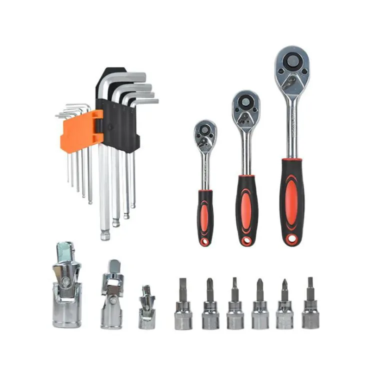 Extreme tools 108 piece ratchet wrench sockets tool set includes ratchet wrench ideal for diy and mechanical work