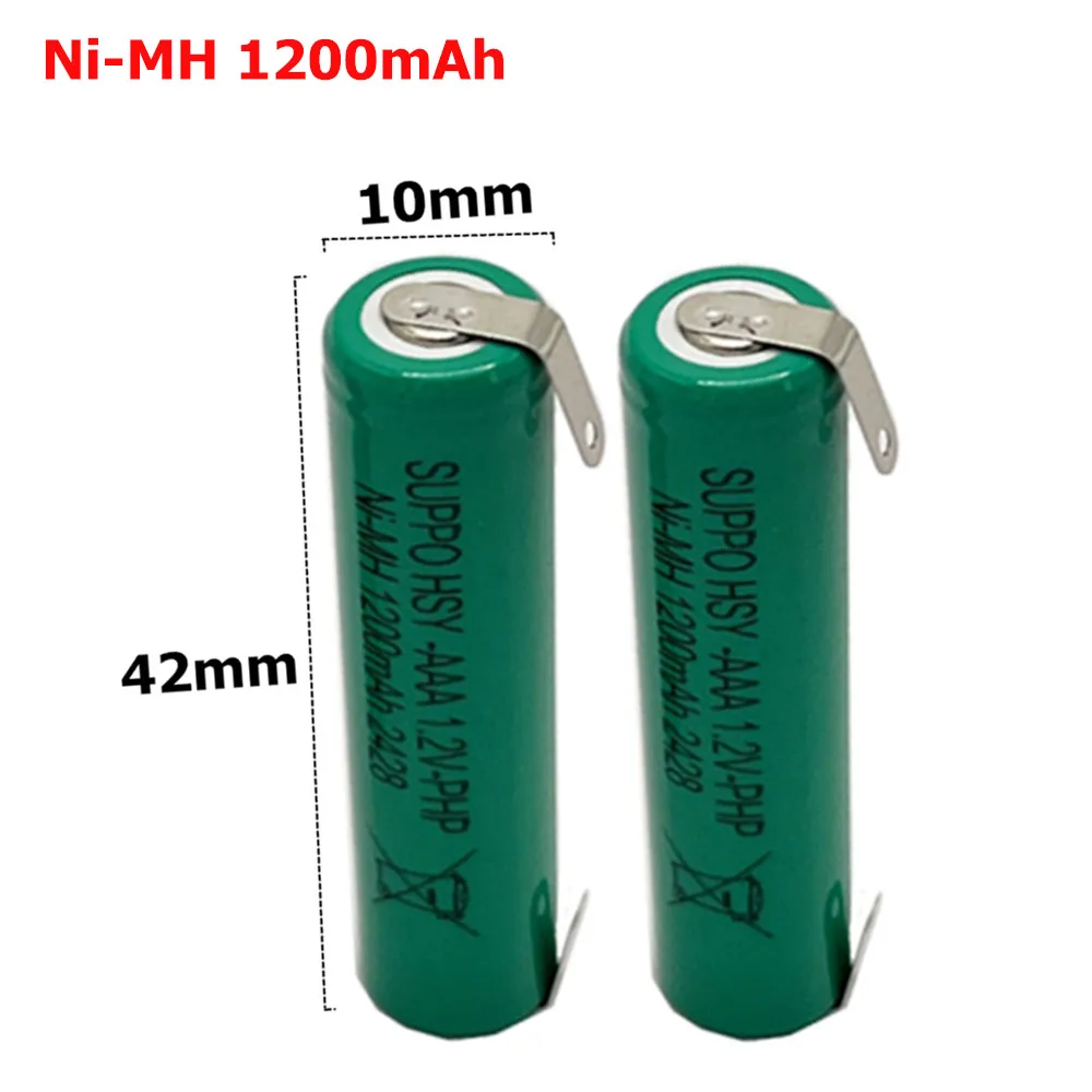 2 قطعة/الوحدة بطارية ل براون مقص الشعر HC5010 HC5030 HC5050 HC5090 HSY-AAA0.75-PHP 750mAh 1200mAh ni-mh 1.2V البطارية