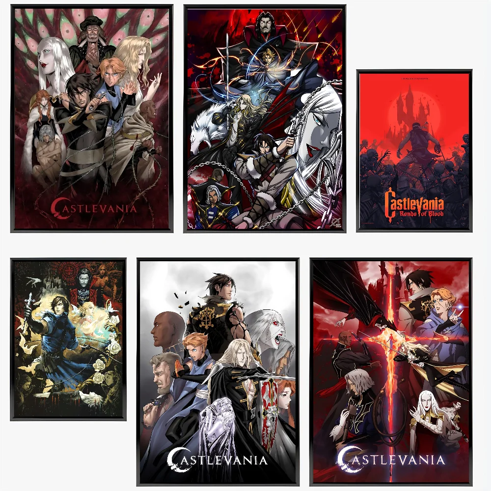 Anime Castlevania Poster Paper Print Home Bedroom Entrance Bar Cafe Art Painting Decoration