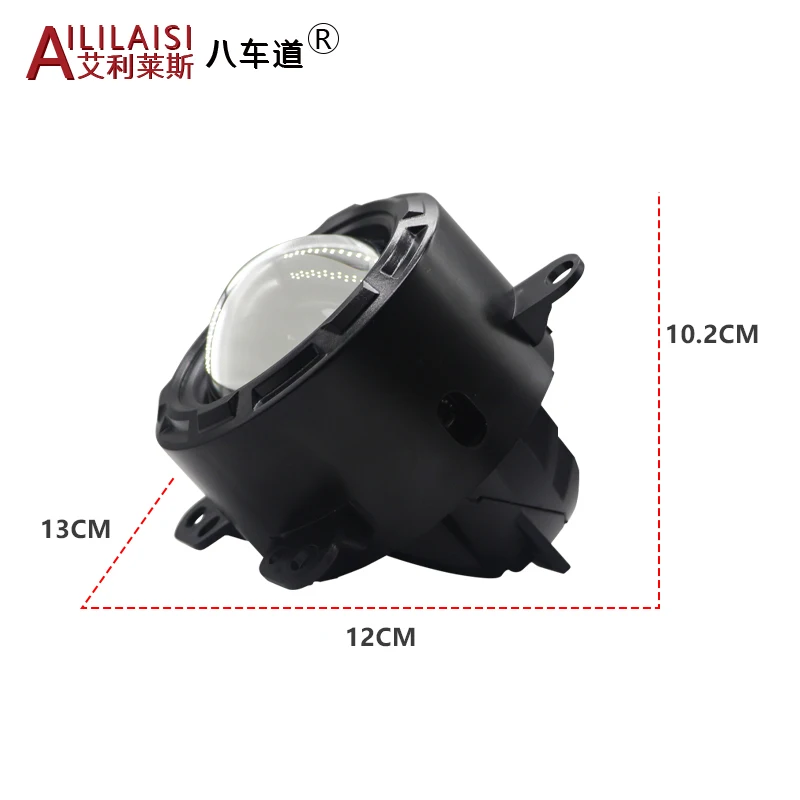 Waterproof Car Fog Lamp Bi LED Headlight White Projector Lens 3 Inch Fog Lights for DAF XF150 Cargo Truck FULL Universal Models view 6