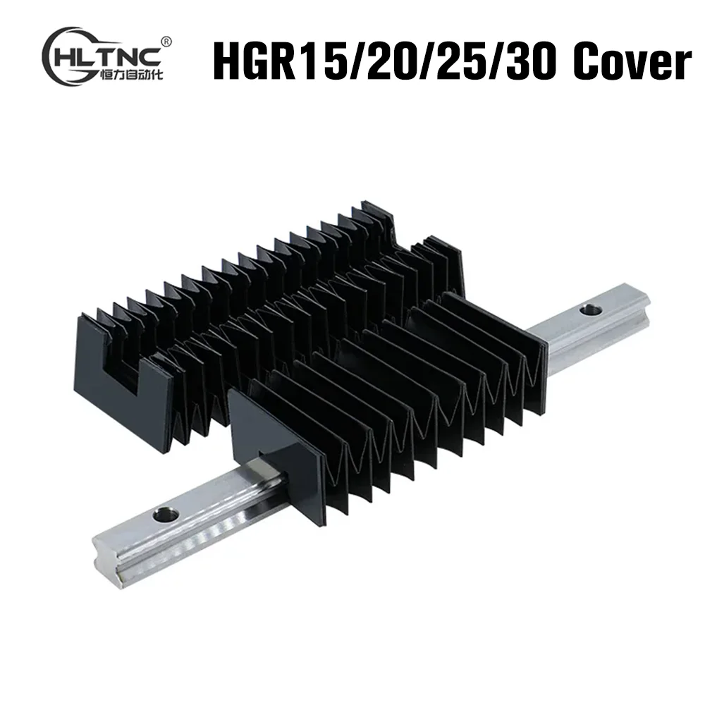 HLTNC HGR30 HGR25 HGR20 HGR15 hgh20ca HGW 20cc 15mm 20mm 25mm linear guide rails bellows dustproof covers for CNC hiwin hgr rail