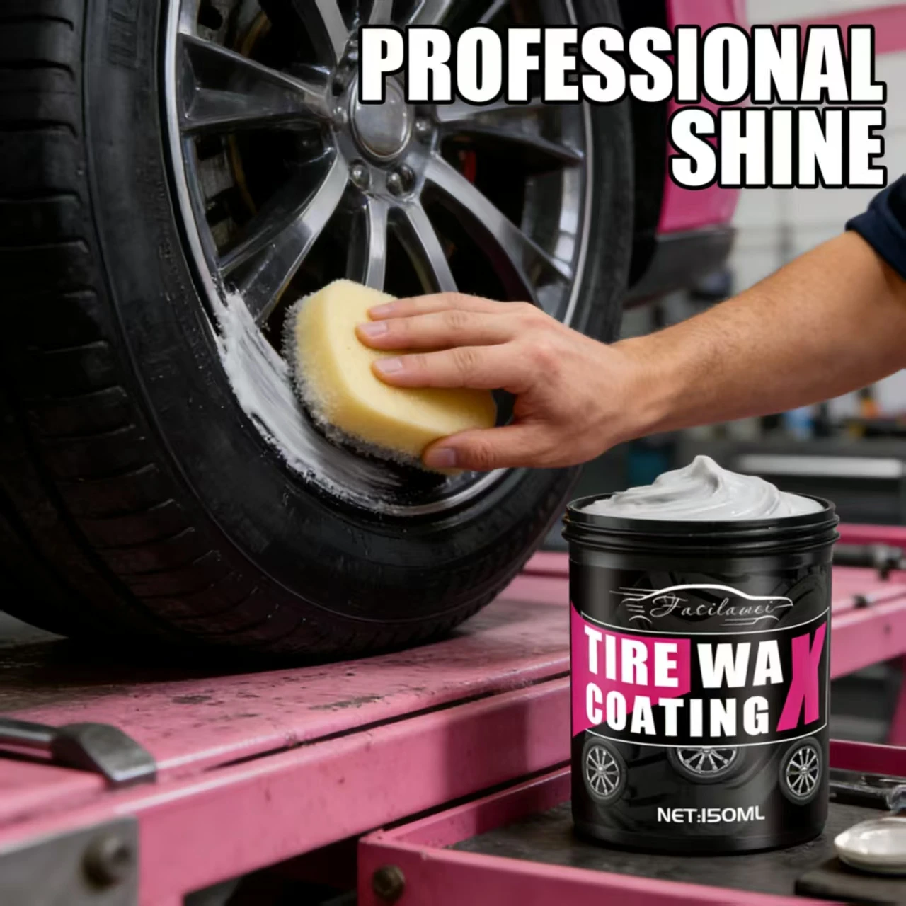 

150 мл восковое покрытие для шин для BMW и Toyota — покрытие для ухода за автомобильными шинами, автоматическая защита шин, долговечный глянцевый воск