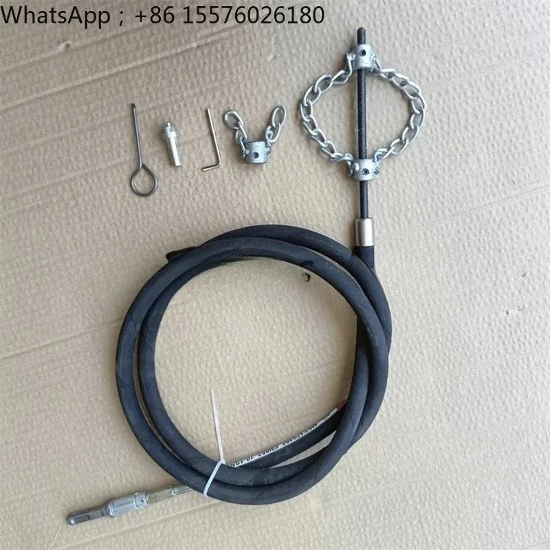 Can Bend High Pressure Pipeline Dredger Electric Drill Connect Sewer Dredging Tool Remover Oil Stain Hard Blockage Cleaner