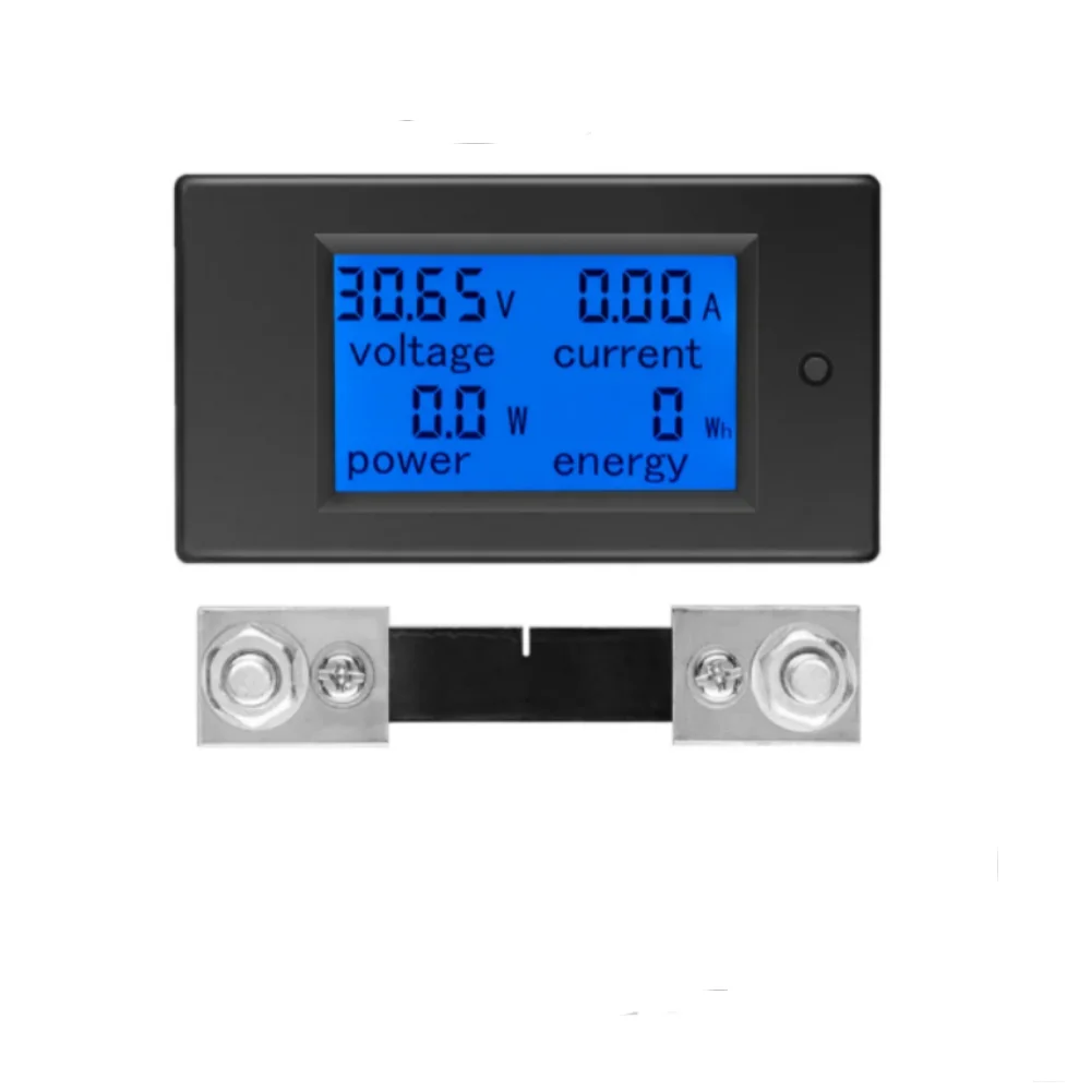 20A 100A AC 80-260V DC 6.5-100V Digital LED Display Voltmeter Ammeter Wattmeter Power Energy Meter 12V 24V 110V 220V Volt Tester