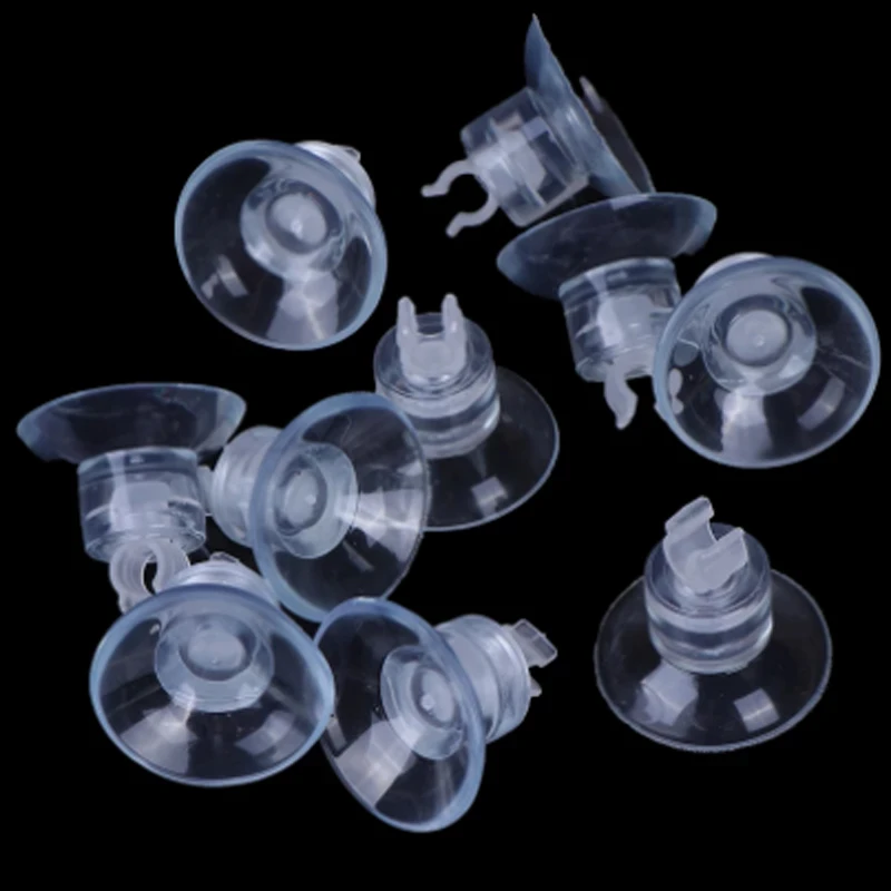 10-50Pcs Aquarium Suction Cup Air Tube Holder Sucker for Fish Tank Pump Oxygen Air Tube Fixing Clip 4/5mm Accessories