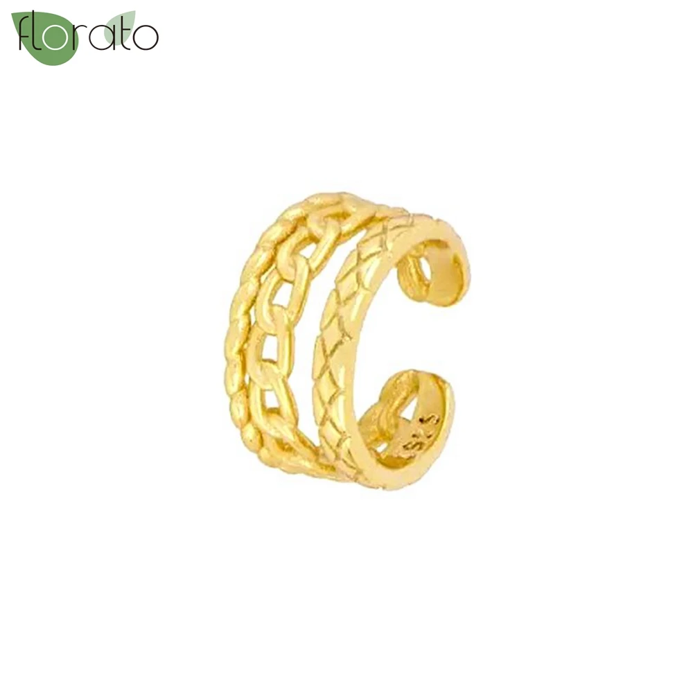 

1Pc Gold Color Fashion Minilist No Piercing Ear Cuff Earrings For Woman Fake Piercing Earcuff Clips Earrings For Women Cuffs