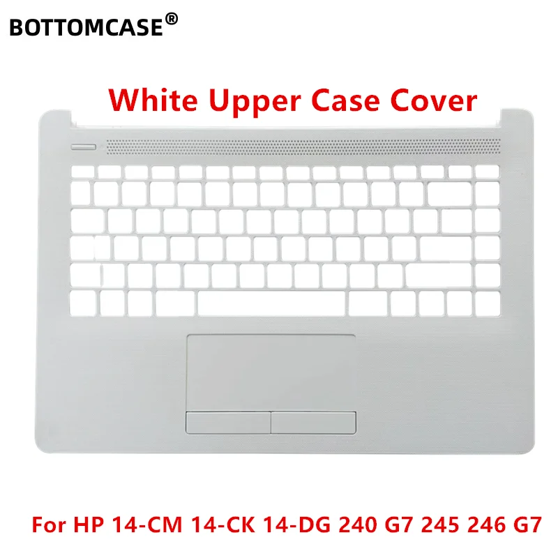 حافظة جديدة 95% باللون الأبيض من BOTTOMCASE لأجهزة الكمبيوتر المحمول HP 14-CM 14-CK 14-DG 240 G7 245 246 G7 حافظة علوية من Palmrest