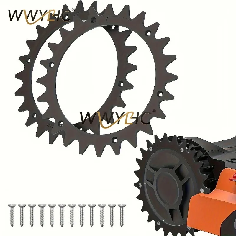 205mm Plastic Anti-Skid Spikes Traction Wheel Replacement Parts, Suitable For Landroid S/M Robotic Lawn Mower