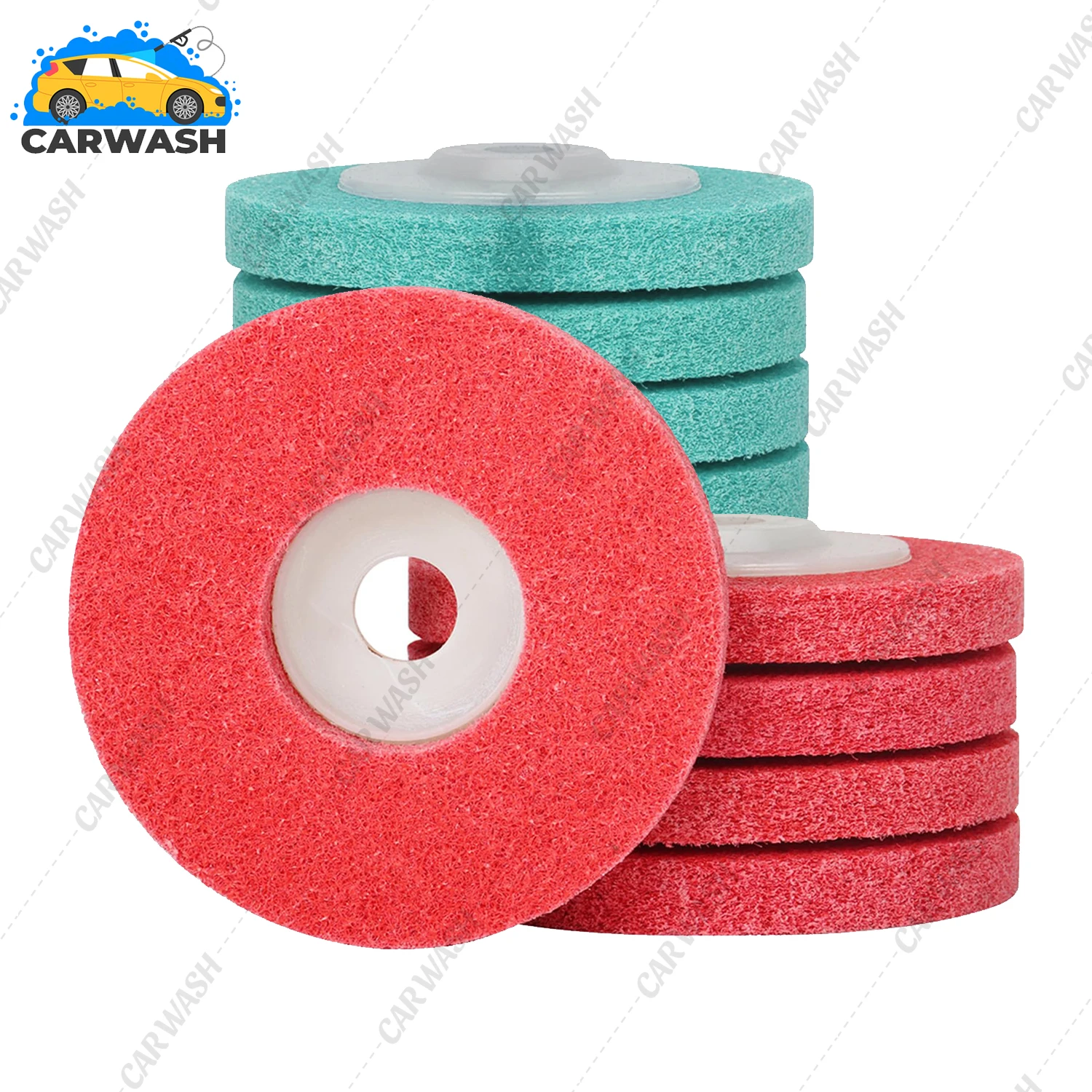 4inch 100mm Nylon Fiber Buffing Polishing Wheel Sanding Abrasive Disc for Angle Grinders Stainless Steel Aluminum Metal Wood