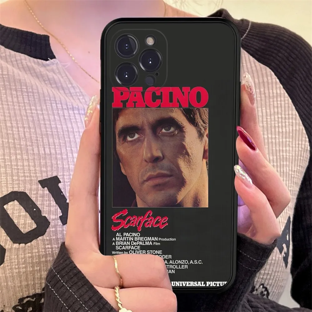 Scarface 1983 Film Al Pacino Movie Phone Case For iPhone 15 14 11 12 13 Mini Pro XS Max Cover 7 8 Plus X XR SE 2020 Funda Shell