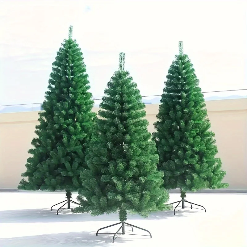 7.5ft Tree. High-density, PE & spruce. Easy assem., eco-friendly, odorless, durable, sturdy. For home, office, party & gift.