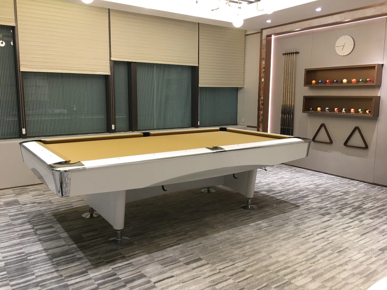 Super Billiard Table 9ft Marble Top Billiard Table for Sale Outdoor Pool Table