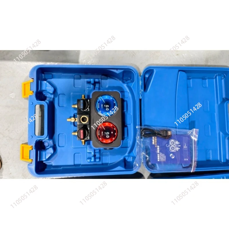 digital display colorful screen refrigerant plus fluorine electronic watch double watch 72 kinds of refrigerant built-in
