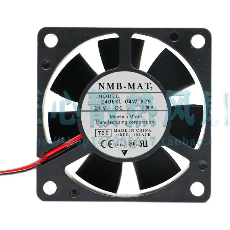 NMB MAT DC 24V 0.20A 6020 60x60x20mm 6cm Cooling Fan for Electronics Enclosures Industrial Equipment